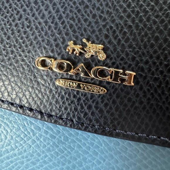 Coach Wallet - Cross Grain Leather in Blue - Picture 16 of 16